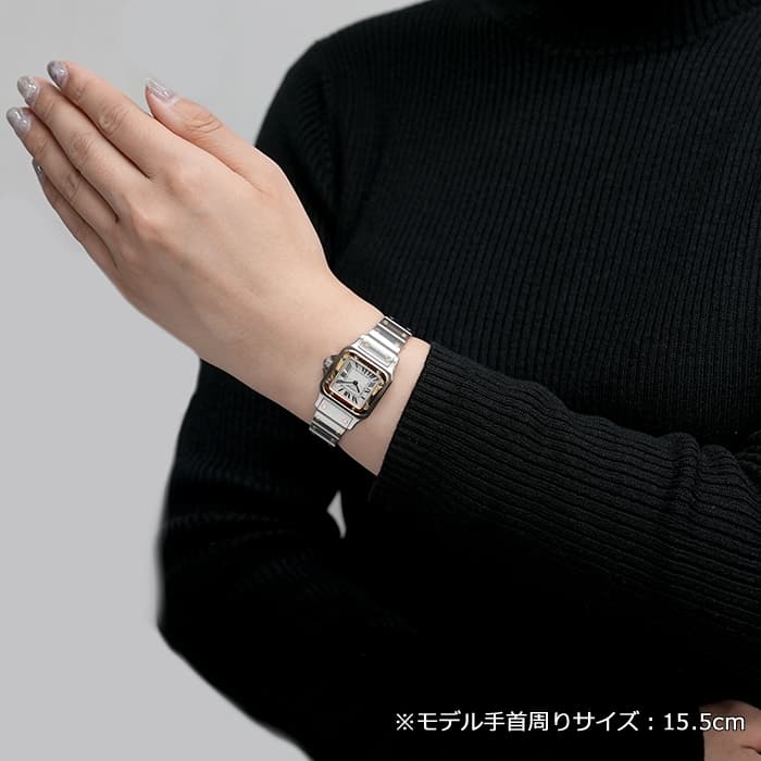 中古)CARTIER カルティエ サントス ガルベ SM W20012C4（商品ID