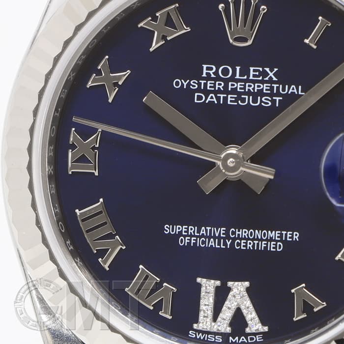 新品)ROLEX ロレックス デイトジャスト 178274 パープル ローマ VI