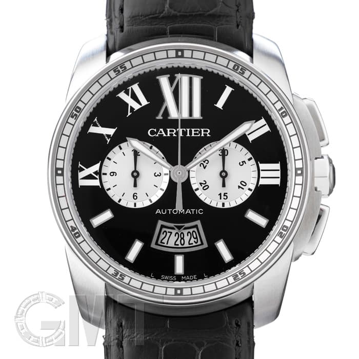 新品)CARTIER カルティエ カリブル ドゥ カルティエ クロノグラフ