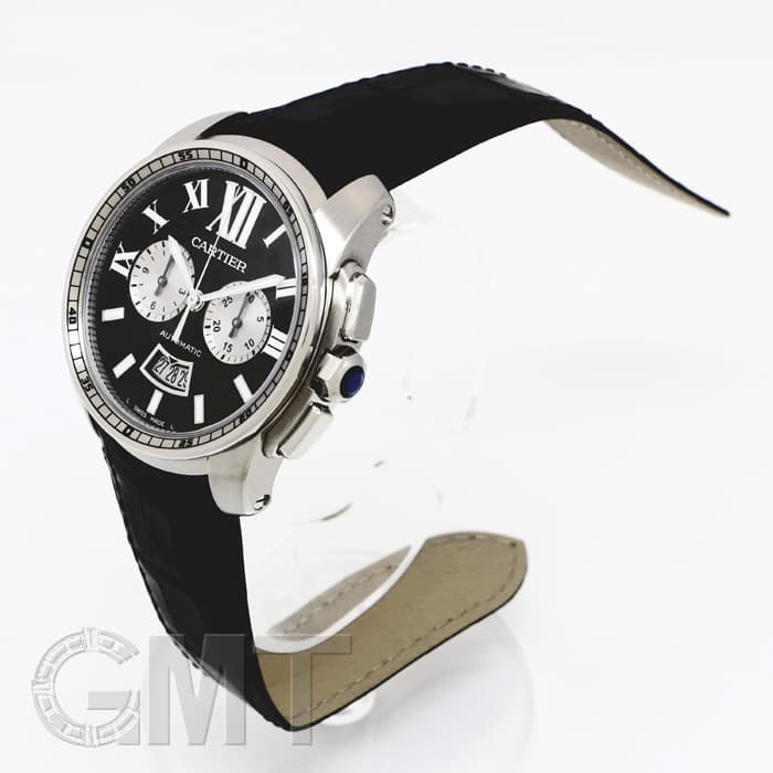 新品)CARTIER カルティエ カリブル ドゥ カルティエ クロノグラフ