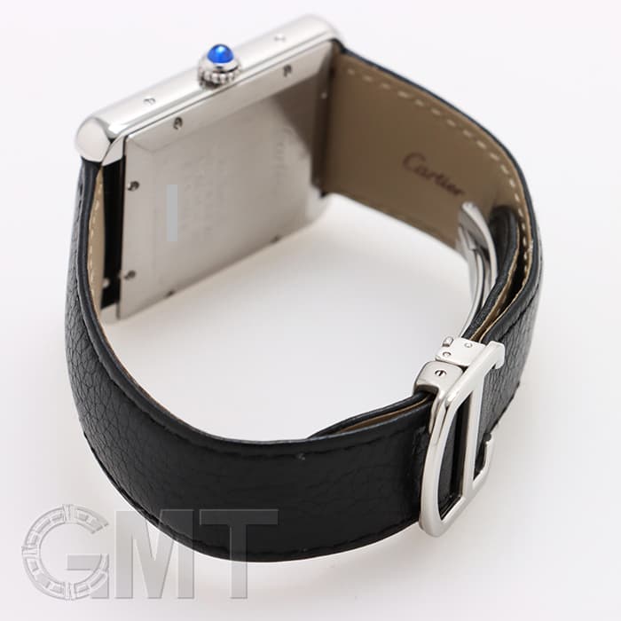 中古)CARTIER カルティエ タンク ソロ XL シルバー SS/革 W5200027
