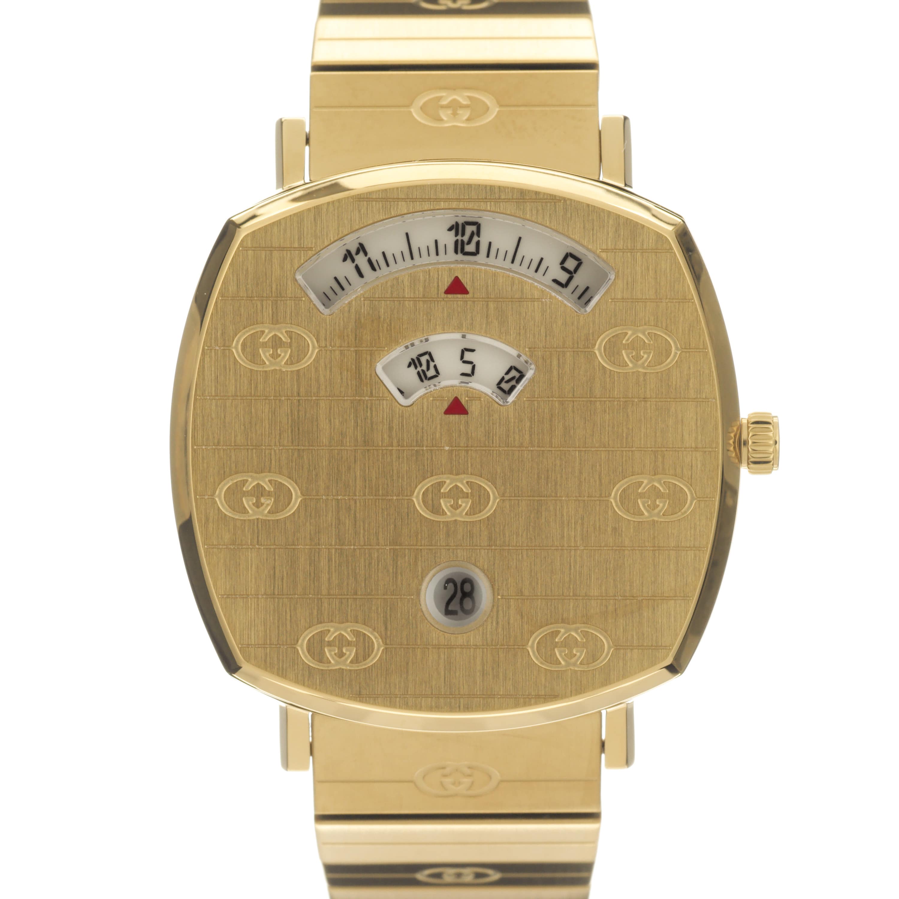 Gucci ゴールド アナログ腕時計 Amazon.co.jp: Gucci Unisex's G-Timeless - Gold tone Watch