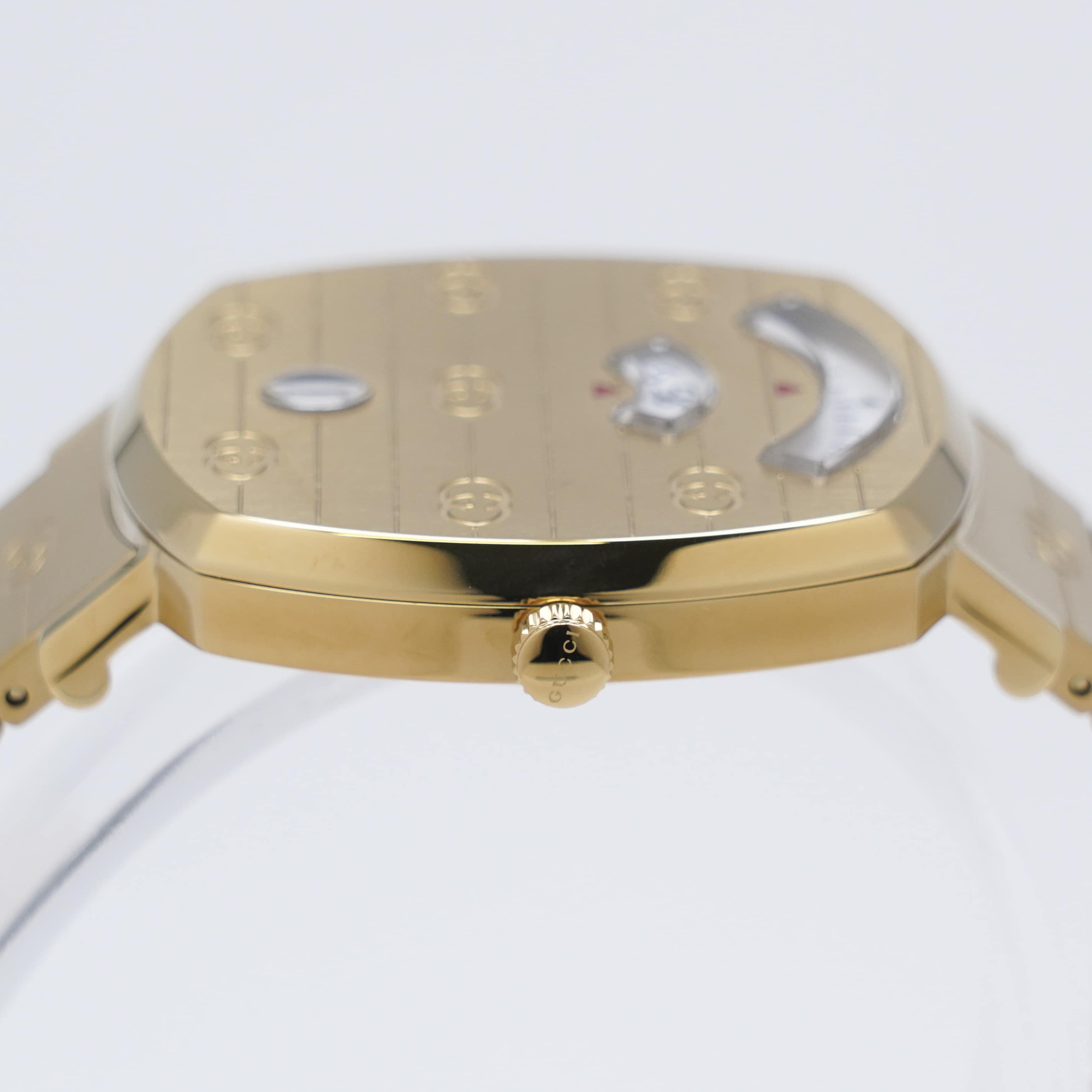 新品)GUCCI グッチ グリップ 35mm YA157403 ゴールド（商品ID