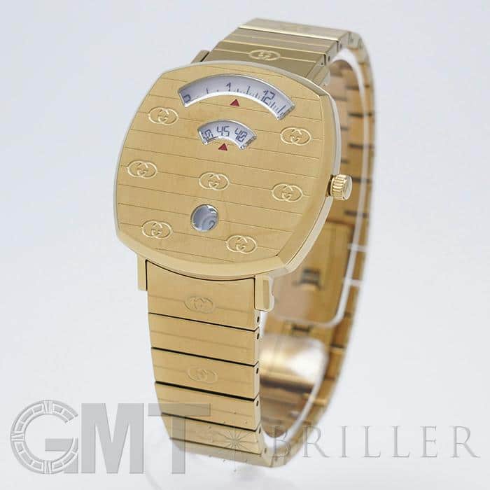 新品)GUCCI グッチ グリップ 35mm YA157403 ゴールド（商品ID
