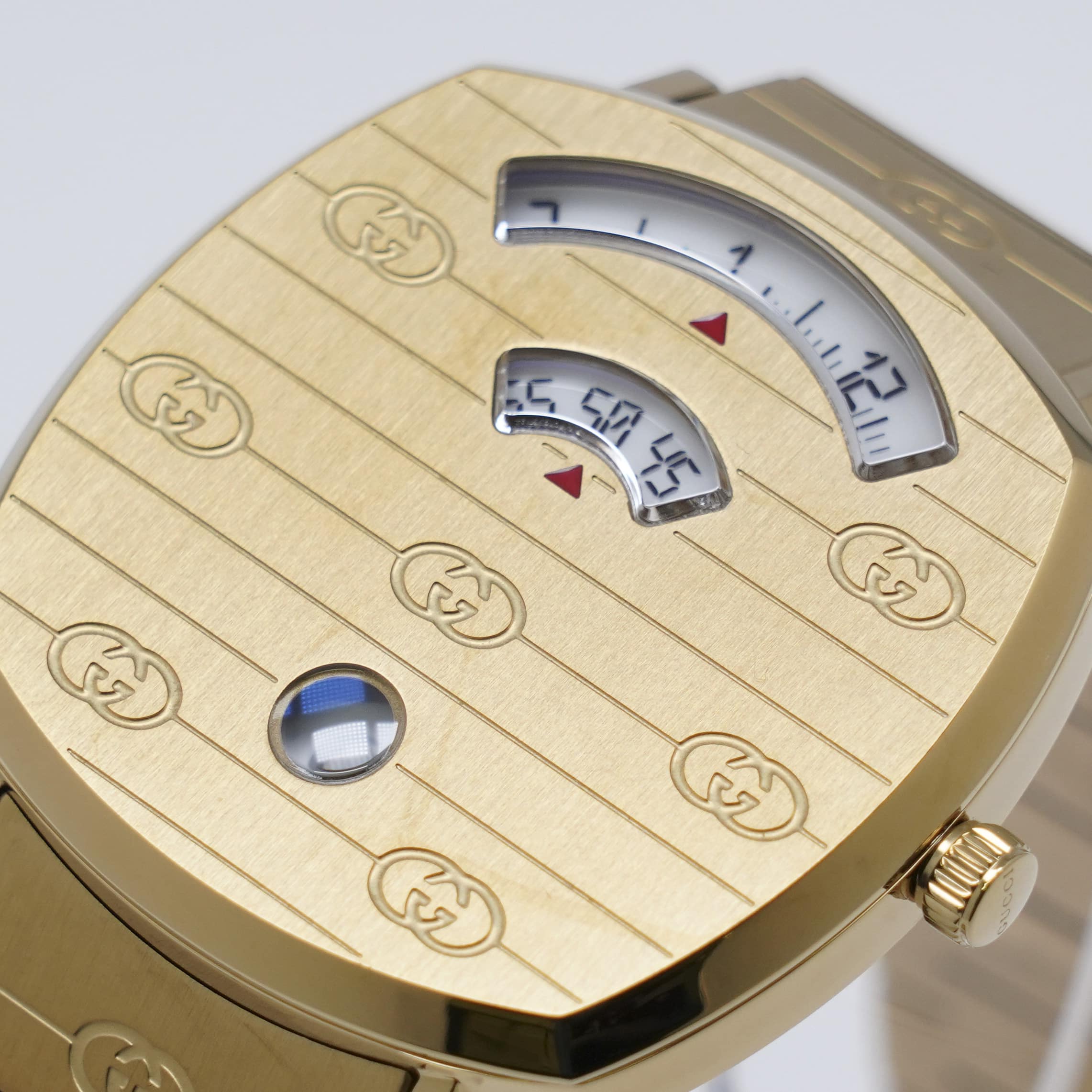 新品)GUCCI グッチ グリップ 35mm YA157403 ゴールド（商品ID