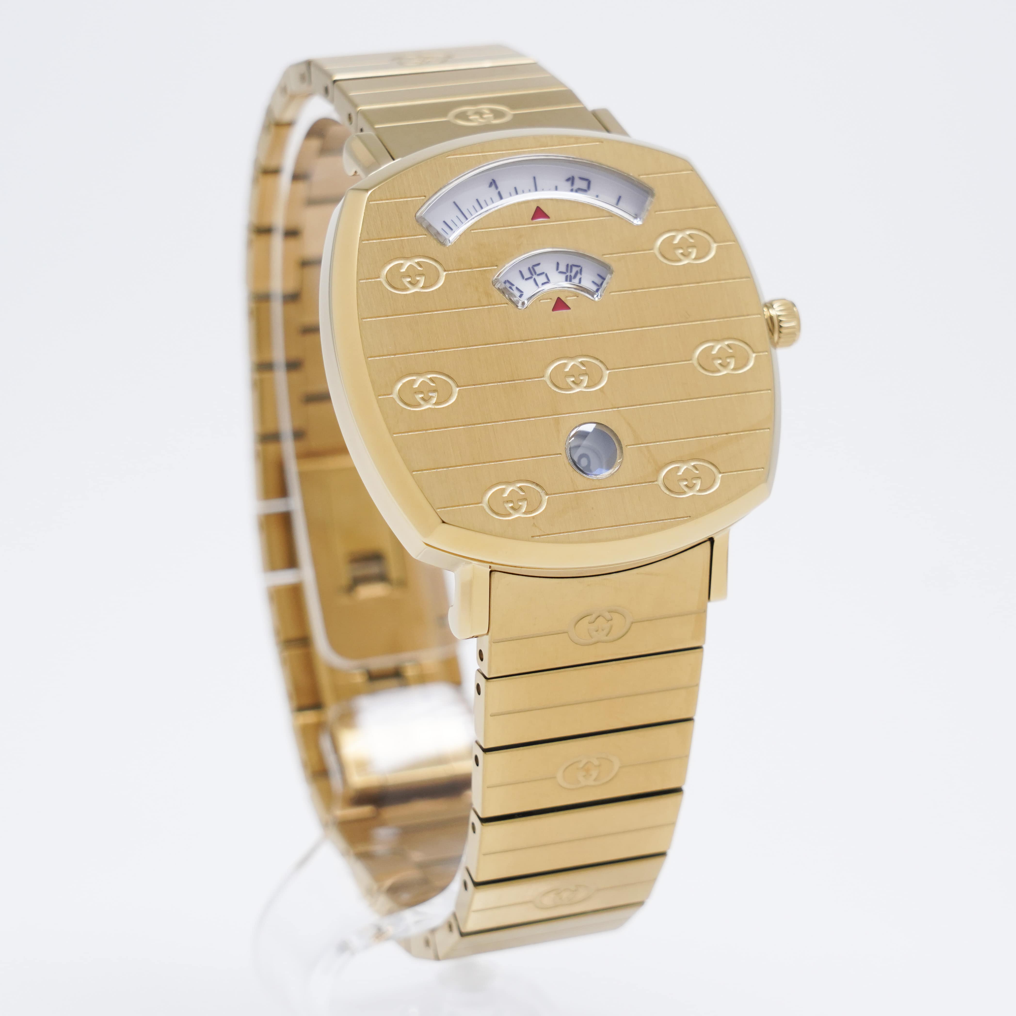 ぐっち 新品)GUCCI グッチ グリップ 35mm YA157403 ゴールド（商品ID