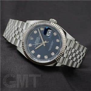 ROLEX ロレックス デイトジャスト 36 126234G ブルー 10Pダイヤ ジュビリーブレス メイン