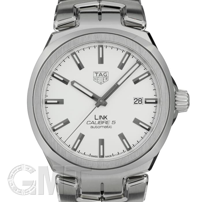 新品)TAG HEUER タグ・ホイヤー リンク cal.5 シルバー 41mm ブレス