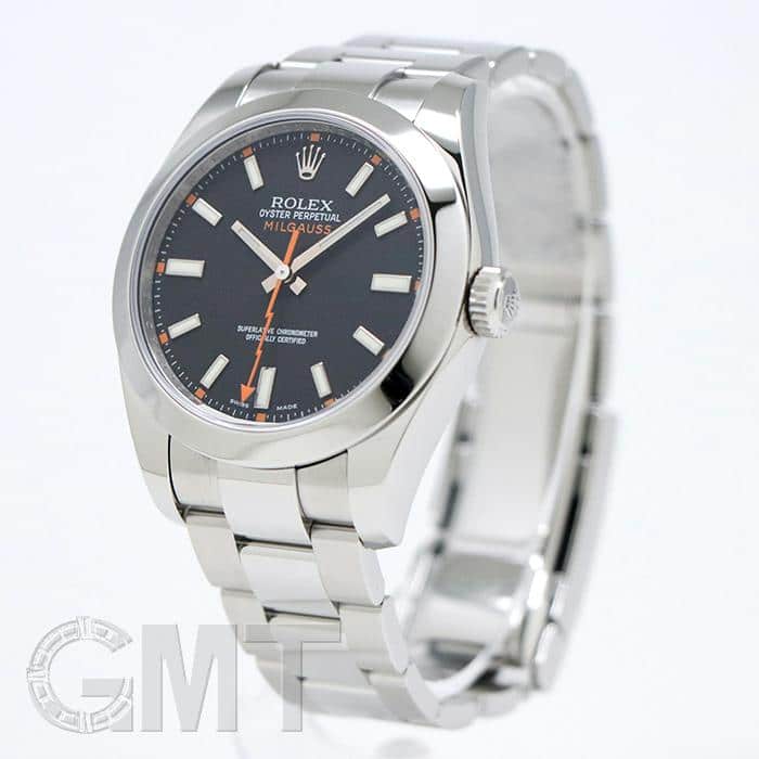 中古)ROLEX ロレックス ミルガウス 116400 ブラック（商品ID