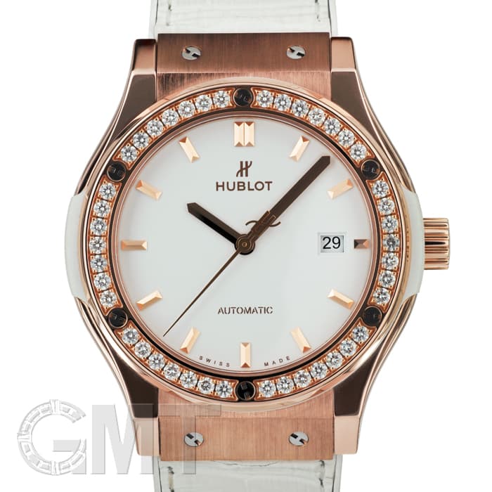 新品)HUBLOT ウブロ クラシック フュージョン キングゴールドホワイト