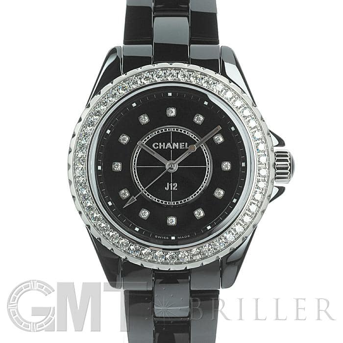 中古)CHANEL シャネル J12 33mm H6419 ブラックセラミック ベゼル
