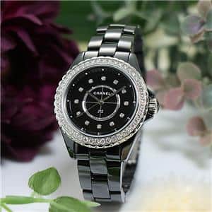 中古)CHANEL シャネル J12 33mm H6419 ブラックセラミック ベゼル