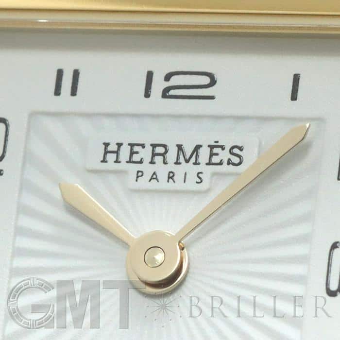 ほぼ未使用【HERMES】エルメスHウォッチ【ベトン】ローズゴールド金具 エルメス HERMES Hウォッチ PM 21MM ゴールド レディース腕時計