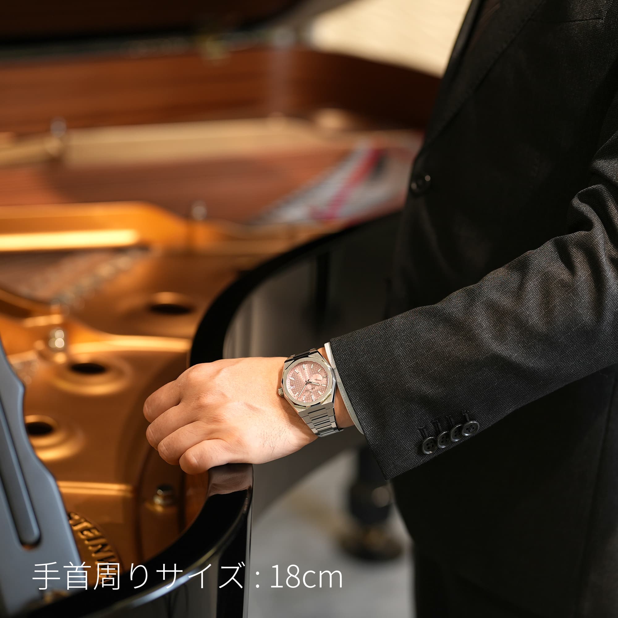 中古)ZENITH ゼニス デファイ スカイライン ピンク エディション