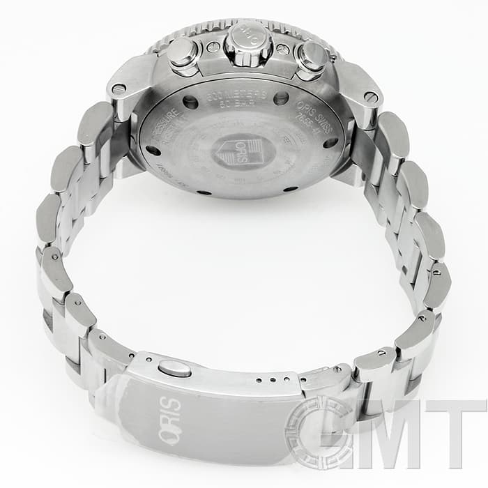 新品)ORIS オリス アクイス クロノグラフ ブラック 774 7655 4154M