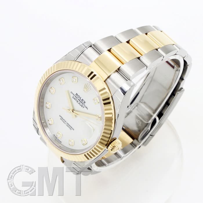 特価‼️希少　ロレックスオイスターブレスレディース用 新品)ROLEX ロレックス デイトジャスト 41 126333NG ホワイトシェル