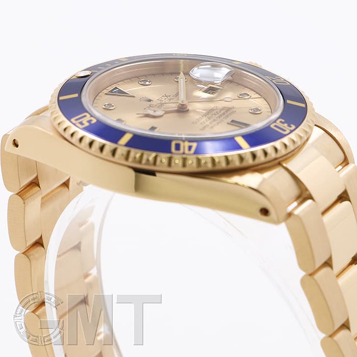 中古)ROLEX ロレックス サブマリーナー デイト 16618SG シャンパン N番