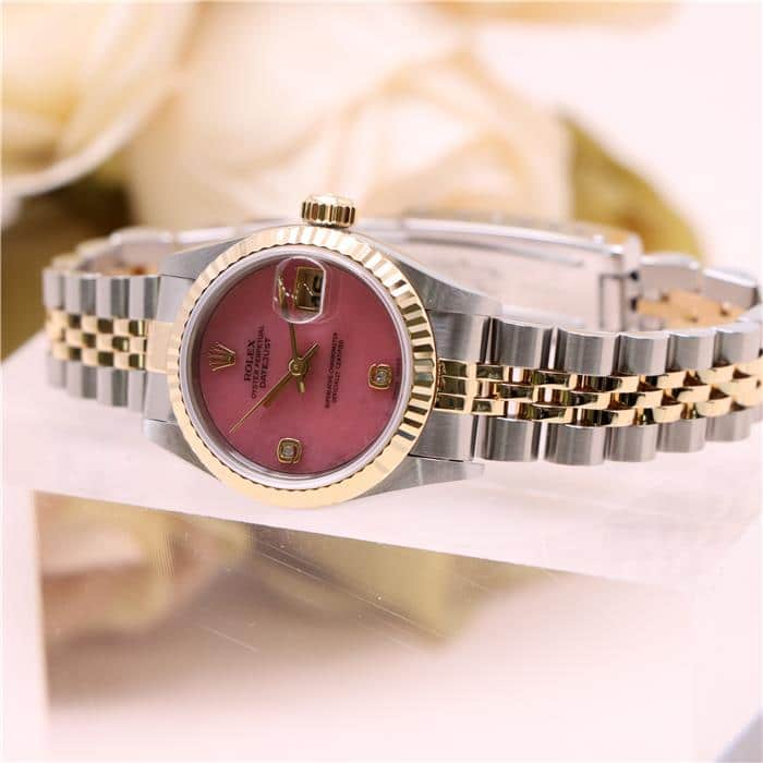 ROLEX(ロレックス) 腕時計 デイトジャスト 69173 レディース SS×K18YG/18コマ ゴールド ジャンク ROLEX ロレックス DATEJUST デイトジャスト 69173 W番 自動巻