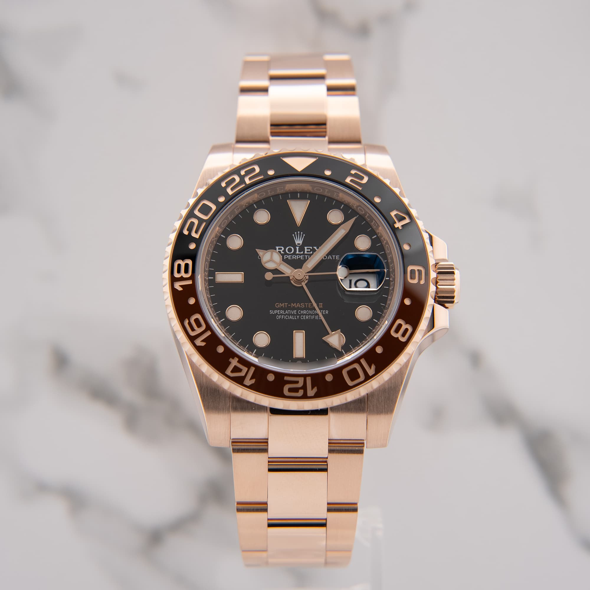 中古)ROLEX ロレックス GMTマスター II 126715CHNR ブラック/ブラウン