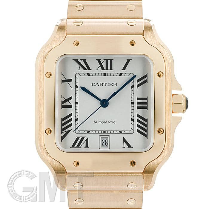 新品)CARTIER カルティエ サントス ドゥカルティエ LM WGSA0007 ピンク