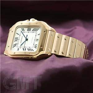 新品)CARTIER カルティエ サントス ドゥカルティエ LM WGSA0007 ピンク