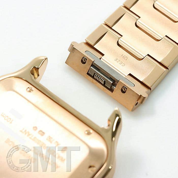 新品)CARTIER カルティエ サントス ドゥカルティエ LM WGSA0007 ピンク