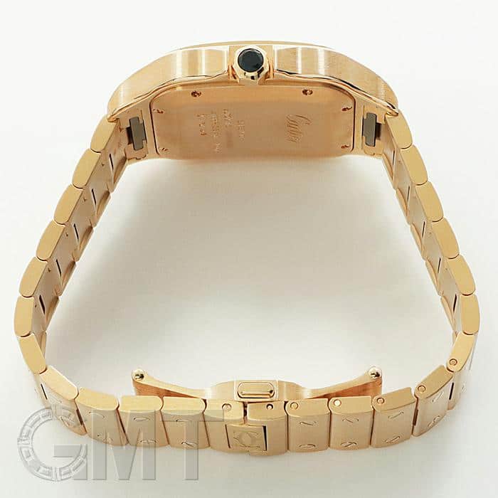 新品)CARTIER カルティエ サントス ドゥカルティエ LM WGSA0007 ピンク