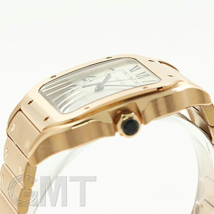 新品)CARTIER カルティエ サントス ドゥカルティエ LM WGSA0007 ピンク