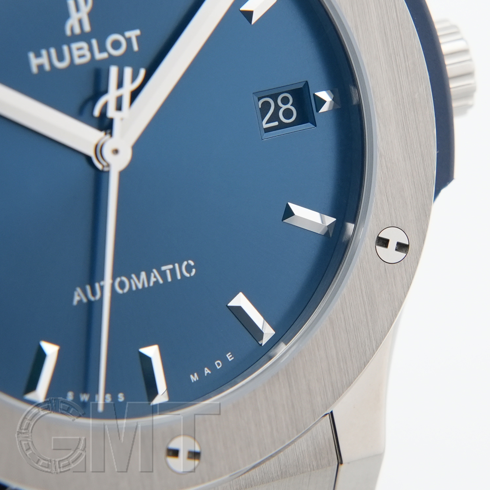 新品)HUBLOT ウブロ クラシック フュージョン チタニウム ブルー 511