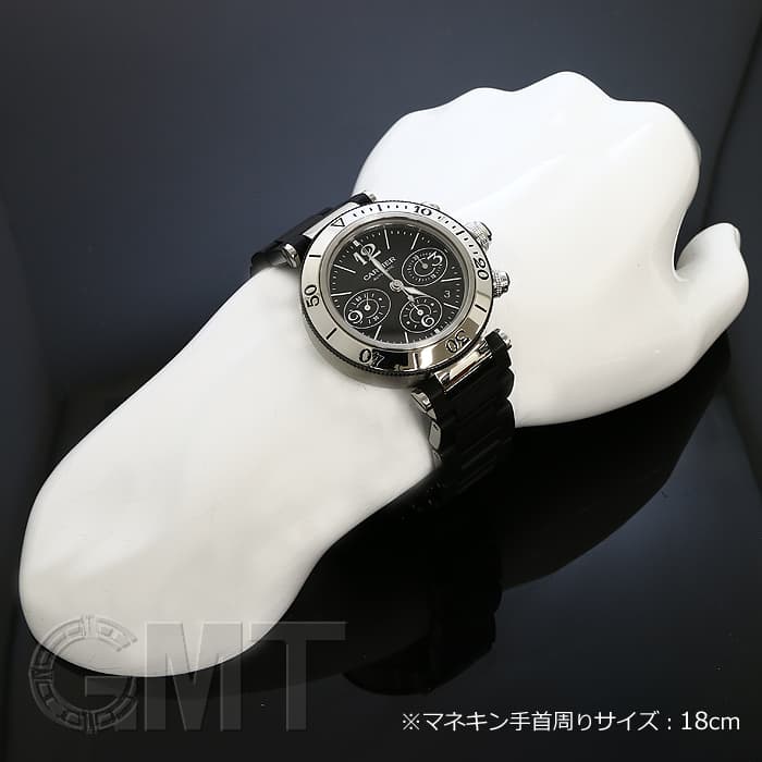 中古)CARTIER カルティエ パシャ シータイマー クロノグラフ ラバー