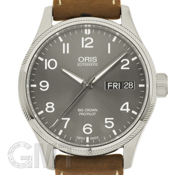 新品)ORIS オリス ビッグクラウン プロパイロット デイデイト グレー