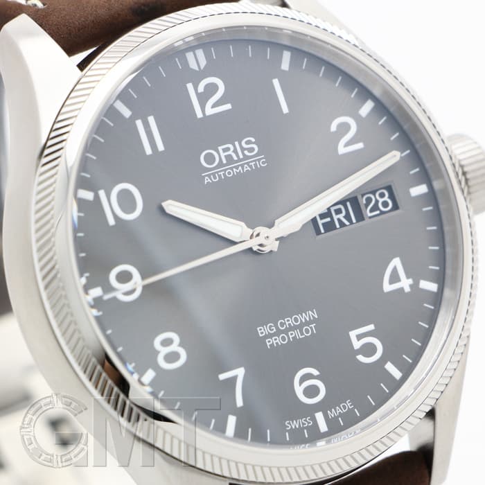 新品)ORIS オリス ビッグクラウン プロパイロット デイデイト グレー