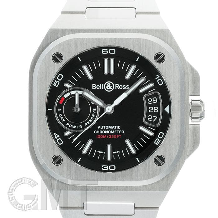 新品)BELL & ROSS ベル&ロス BR -X5 BLACK STEEL BRX5R-BL-ST/SST