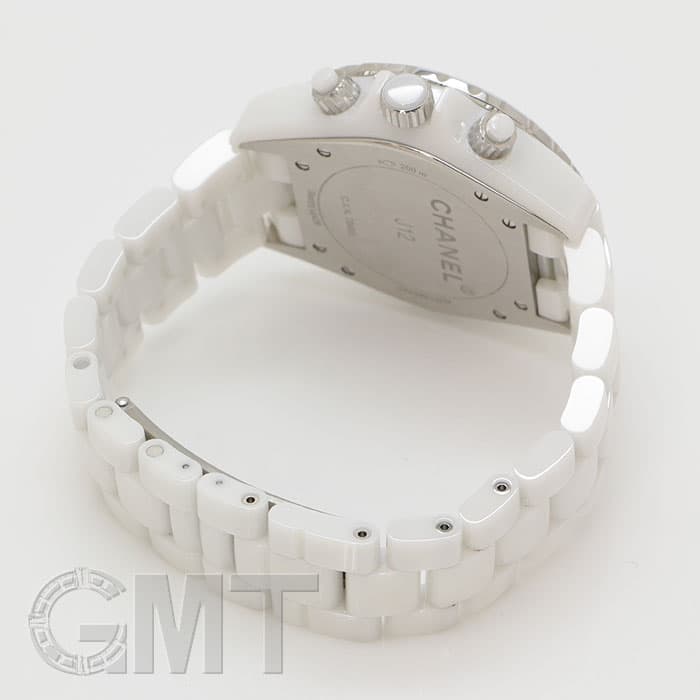 中古)CHANEL シャネル J12 クロノグラフ H2009 ホワイト