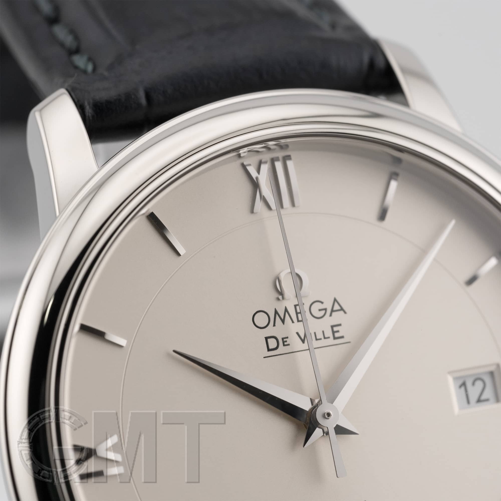 中古)OMEGA オメガ デ・ヴィル プレステージ 39.5mm シルバー 424.13 