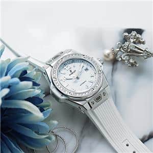 HUBLOT ウブロ ビッグバン ワンクリック スチール ホワイト ダイヤモンド 485.SE.2010.RW.1204 メイン