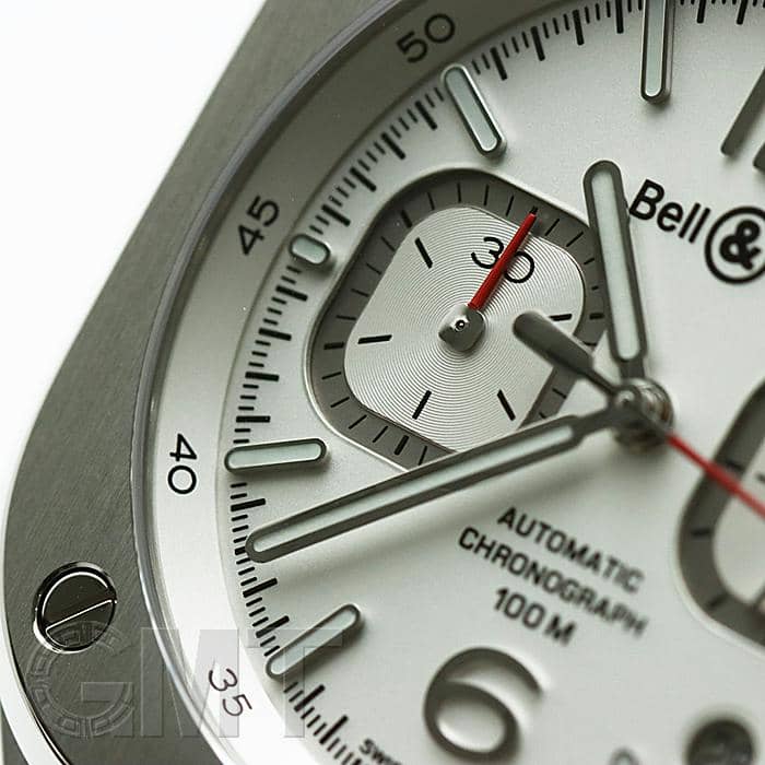 新品)BELL & ROSS ベル&ロス BR 05 CHRONO WHITE HAWK BR05C-SI-ST/SST
