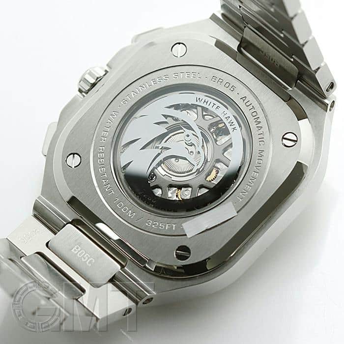 新品)BELL & ROSS ベル&ロス BR 05 CHRONO WHITE HAWK BR05C-SI-ST/SST