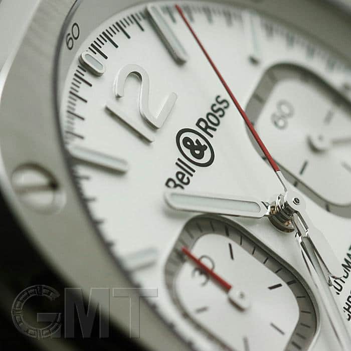 新品)BELL & ROSS ベル&ロス BR 05 CHRONO WHITE HAWK BR05C-SI-ST/SST