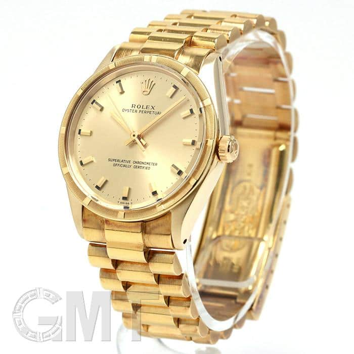 正規品　ROLEX オイスターパーペチュアル　腕時計 中古)ROLEX ロレックス オイスターパーペチュアル 34mm M1007/7