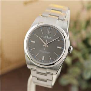 ROLEX ロレックス オイスターパーペチュアル 114300 ダークロジウム メイン