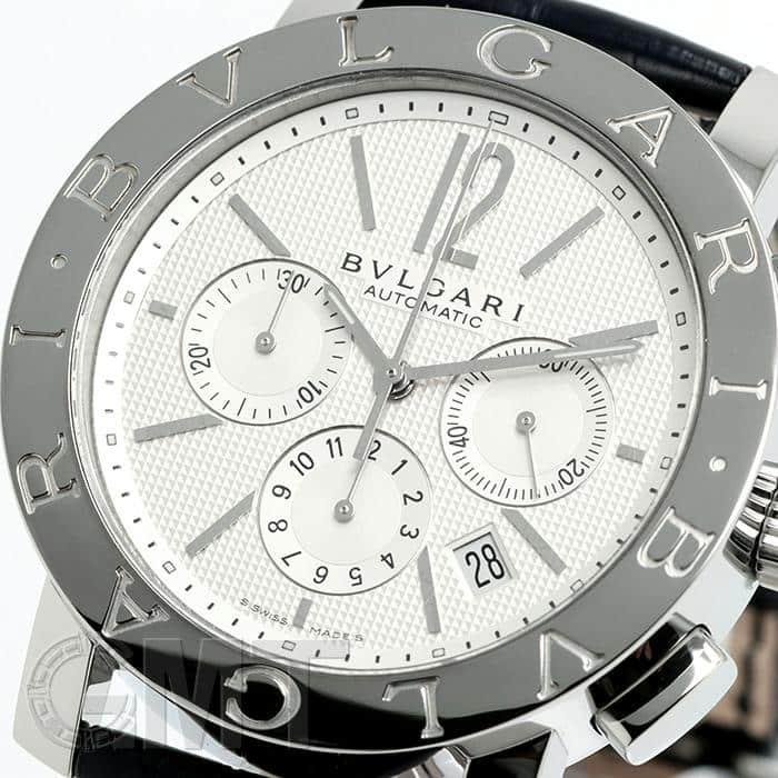 新品)BVLGARI ブルガリ ブルガリ・ブルガリ クロノグラフ BB42WSLDCH