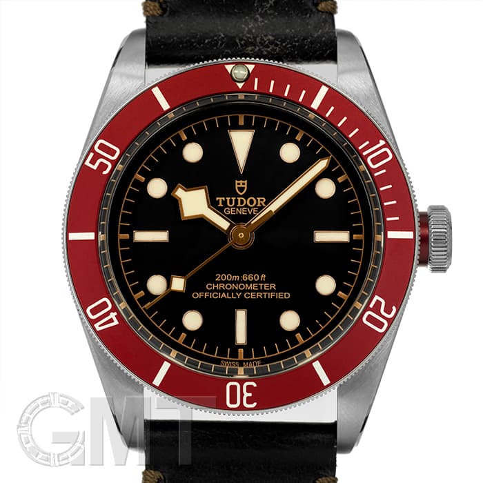 チューダー　ヘリテージブラックベイ　自動巻き腕時計 黒/赤　79230r 新品)TUDOR チューダー ヘリテージブラックベイ ブラック/レッドベゼル