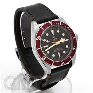 TUDOR チューダー ヘリテージブラックベイ ブラック/レッドベゼル 79230R レザーベルト メイン