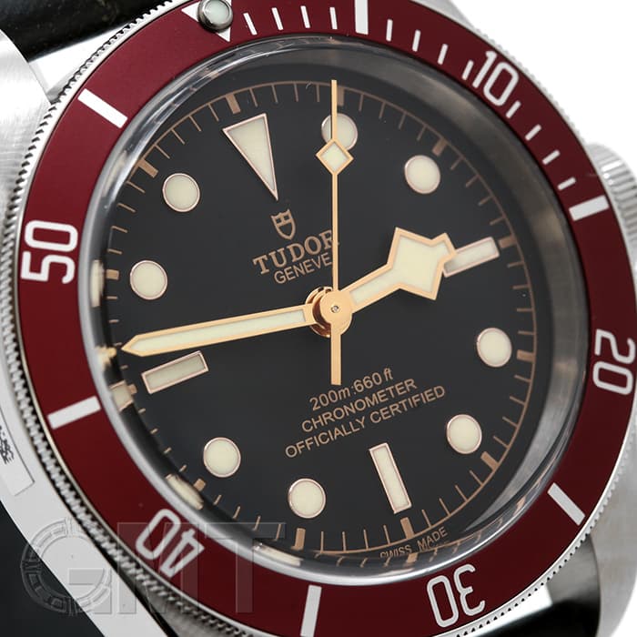 新品)TUDOR チューダー ヘリテージブラックベイ ブラック/レッドベゼル
