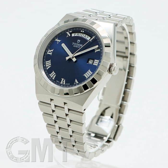 TUDOR チューダーロイヤルM28600 41mm自動巻き ブルー 新品)TUDOR チューダー ロイヤル 41mm ブルーローマ M28600-0005（商品