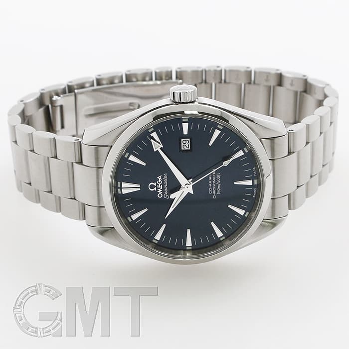 中古)OMEGA オメガ シーマスター アクアテラ 2502.80 ブルー（商品ID