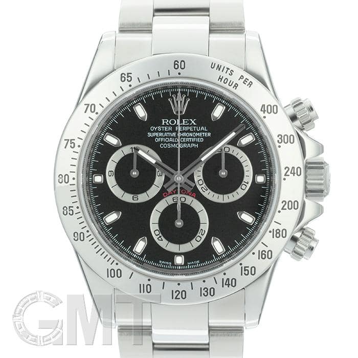 メ*5様 訳あり116520デイトナコマ2個 中古)ROLEX ロレックス デイトナ 116520 ブラック（商品ID