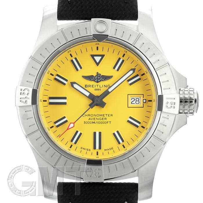 新品)BREITLING ブライトリング アベンジャー 45 シーウルフ イエロー