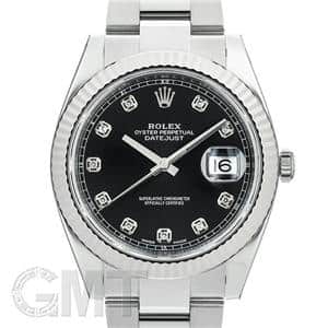 ROLEX ロレックス デイトジャスト 41 126334G ブラック オイスターブレスレット メイン